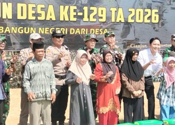 TMMD 2026 Resmi Ditutup Bupati Cianjur, Jalan Mekar Mukti Mulus