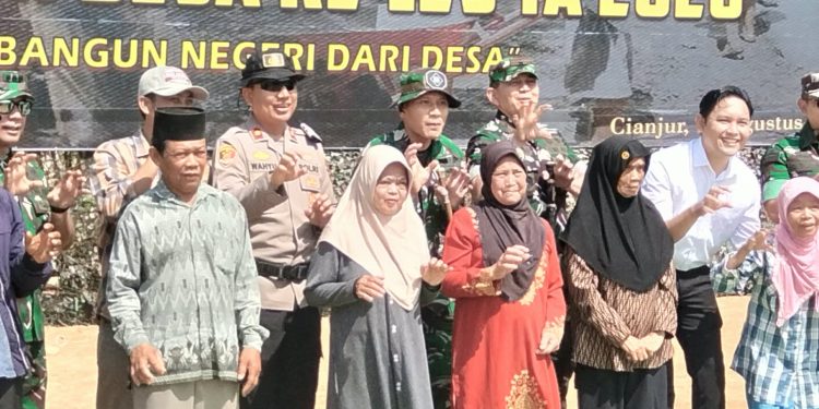 TMMD 2026 Resmi Ditutup Bupati Cianjur, Jalan Mekar Mukti Mulus 