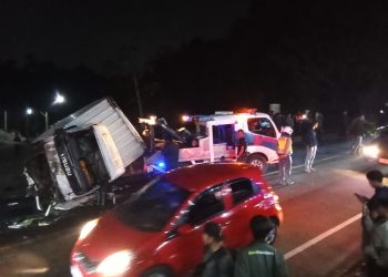 Laka Lantas Mobil Beruntun di Cipanas, Empat Meninggal Dunia, Delapan Luka Berat