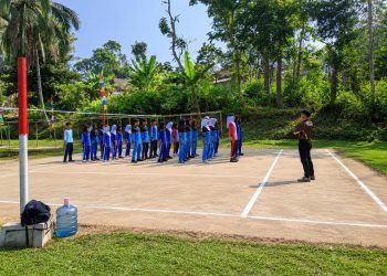 SMA DHARMA BHAKTI CIANJUR MATANGKAN PERSIAPAN PASKIBRA JELANG HUT KE-81 KEMERDEKAAN RI