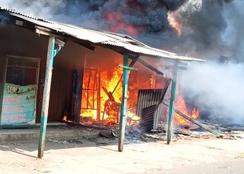 Bengkel di Sukaluyu Terbakar, Diduga Korsleting Listrik 