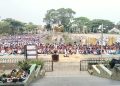 Ribuan Umat Muslim Salat Istisqa di Alun-alun Cianjur