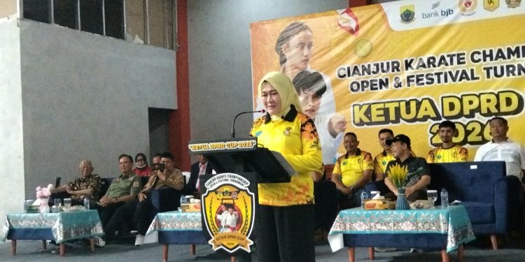 Turnamen Karate Piala Ketua DPRD Cianjur Digelar, 1.327 Karateka Unjuk Kebolehan
