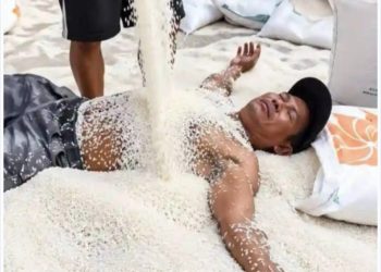 Bulog Cianjur Luruskan Video Pria Tanpa Baju Tidur Ditumpukan Beras