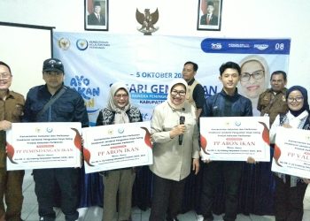 Anggota DPR RI Sosialisasi Gemar Makan Ikan, Lurah Sawahgede : Cegah Stunting !