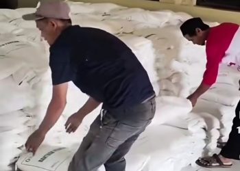 Cabang Bulog Cianjur Terima Pengembalian Ratusan Kilogram Beras Banpang