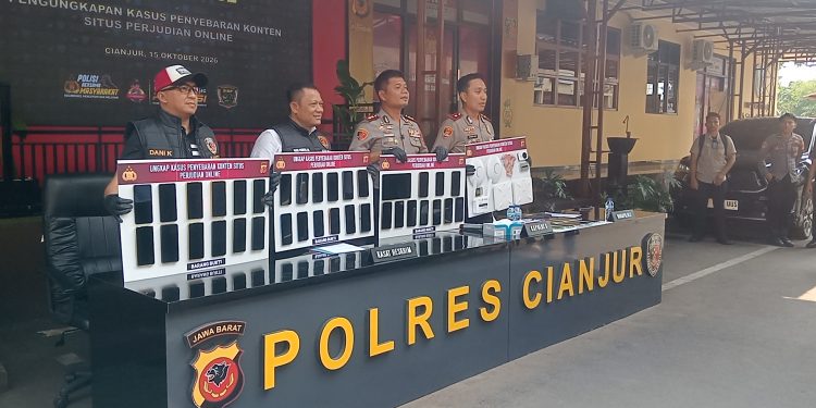 Polres Cianjur Ungkap Kasus Layanan Judol, Terungkap Penghasilannya Capai Miliaran